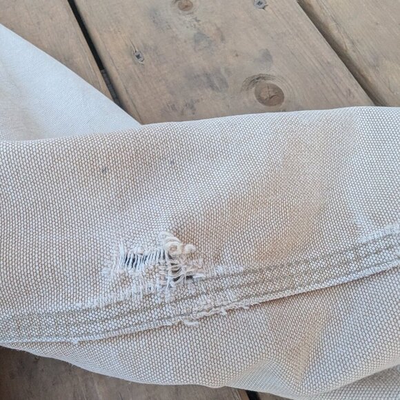 Vintage Carhartt Blanket Lined Duck Canvas Jacket - Sandstone Size 42 -J09 - Picture 7 of 15